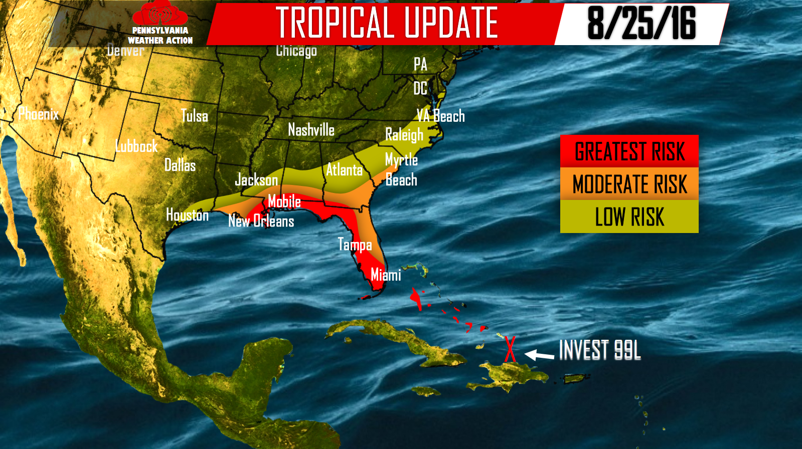 invest 99L update ofi