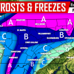 Frosts & Freezes Likely Early Next Week Across the Area
