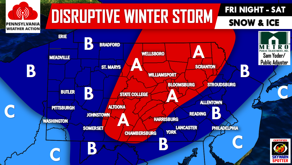 Significant Winter Storm Possible Friday Night into Saturday