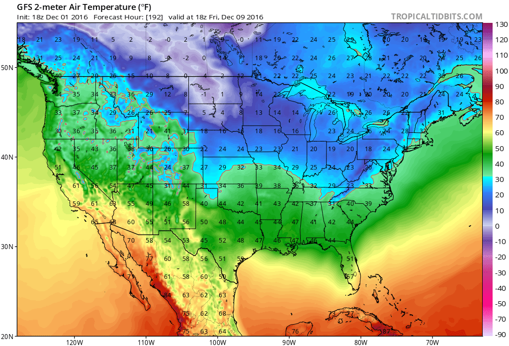 December to Begin Cold, with Several Snow Chances through the First 10