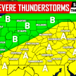 Severe Storms, Flooding Expected Thursday Night into Friday