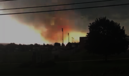 RAW VIDEO: Possible Tornado, Power Flashes in West York, PA