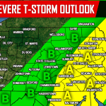 Severe Storms Possible Friday in Central & Eastern PA