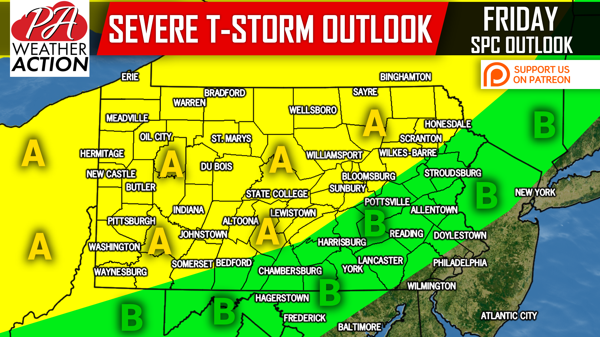 weather underground severe weather map