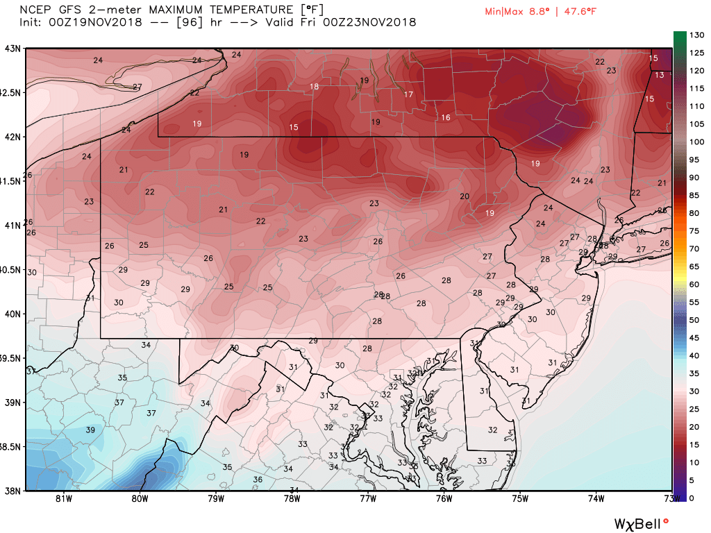 Near-Record Cold Possible for Thanksgiving and Black Friday
