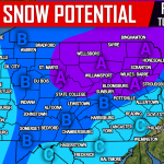First Look At Snowfall Potential for Tuesday’s Winter Storm