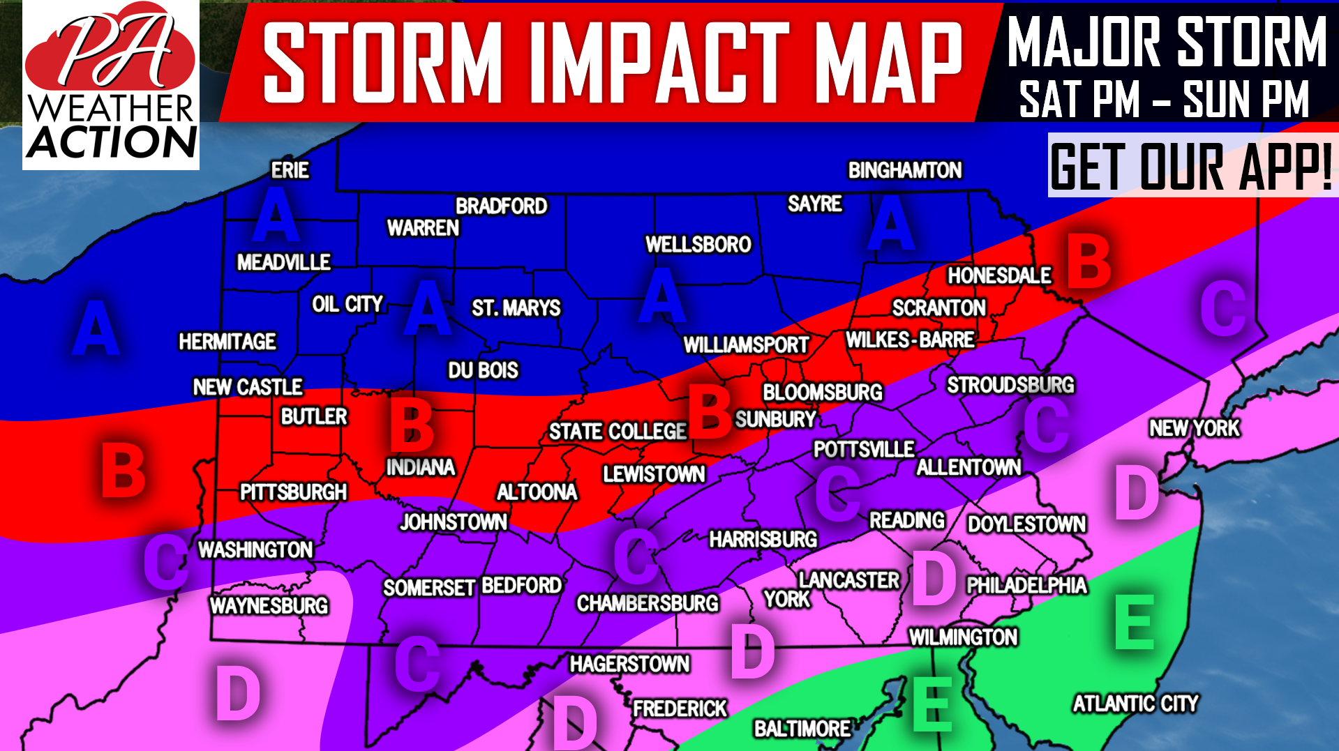 Major Winter Storm to Hit Pennsylvania This Weekend PA Weather Action