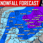 First Call Snowfall Forecast + Timing for Tuesday’s Disruptive Winter Storm