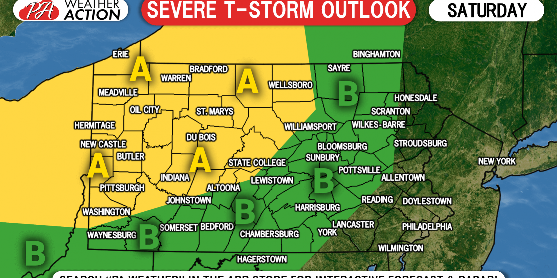 Weather Map York Pa Another Round of Severe Weather Possible Saturday Evening – PA 