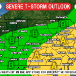 Severe Storms Possible Saturday Evening in Eastern & Central PA