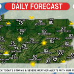 Daily Forecast for Wednesday, July 24th, 2019