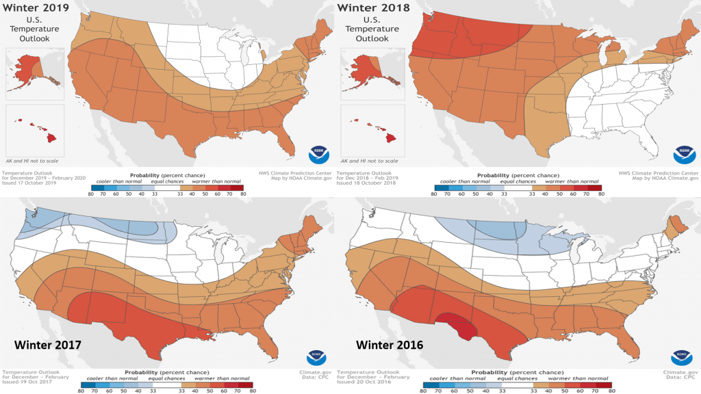 Why NOAA Frequently Predicts a Warm Winter for Much of the United States; Does It Make Sense?
