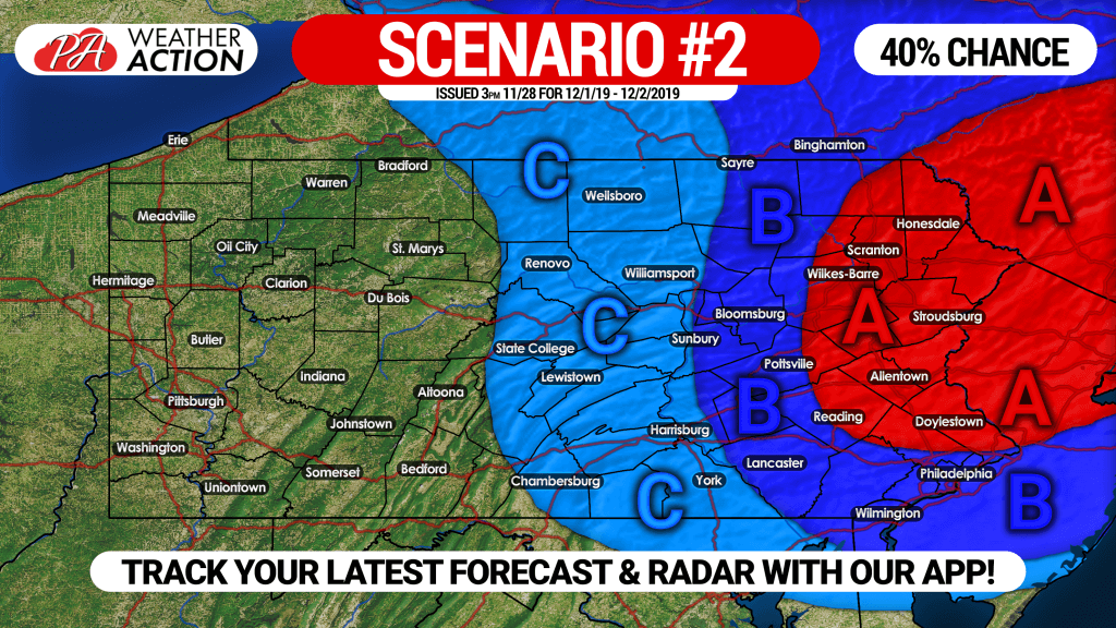 First Call for Significant Ice Storm Sunday & Scenarios for Monday’s Snowstorm