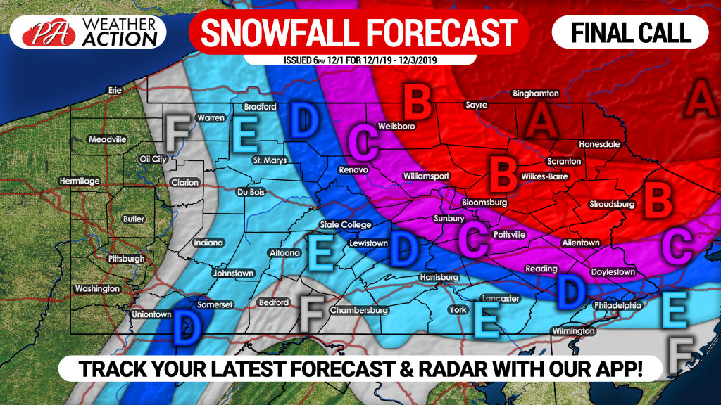 Forecast Snow Amounts Raised in Final Call for Major Winter Storm Tonight – Tuesday AM