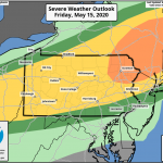 Enhanced Risk for Severe Storms in Parts of Pennsylvania Friday