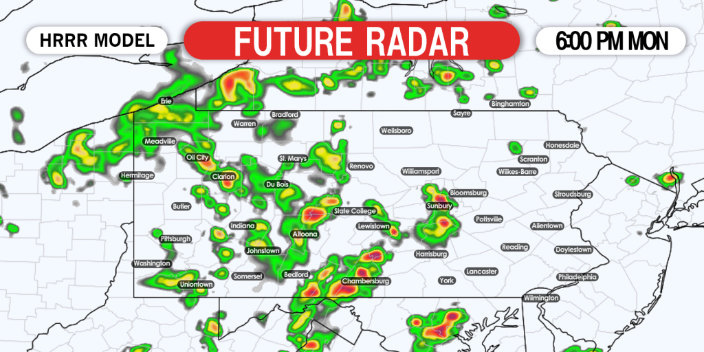 Strong Storms Expected Today in Much of Pennsylvania PA Weather Action