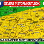 Severe Thunderstorms Possible in PA Saturday Afternoon; Damaging Winds & Hail Threat