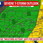 Final Day of Scattered Strong to Severe Storms Today (Saturday); Damaging Wind Threat