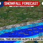 First Call Snowfall Forecast for Monday’s Snow Event