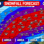 Final Call Snowfall Forecast for Wednesday’s Historic Winter Storm