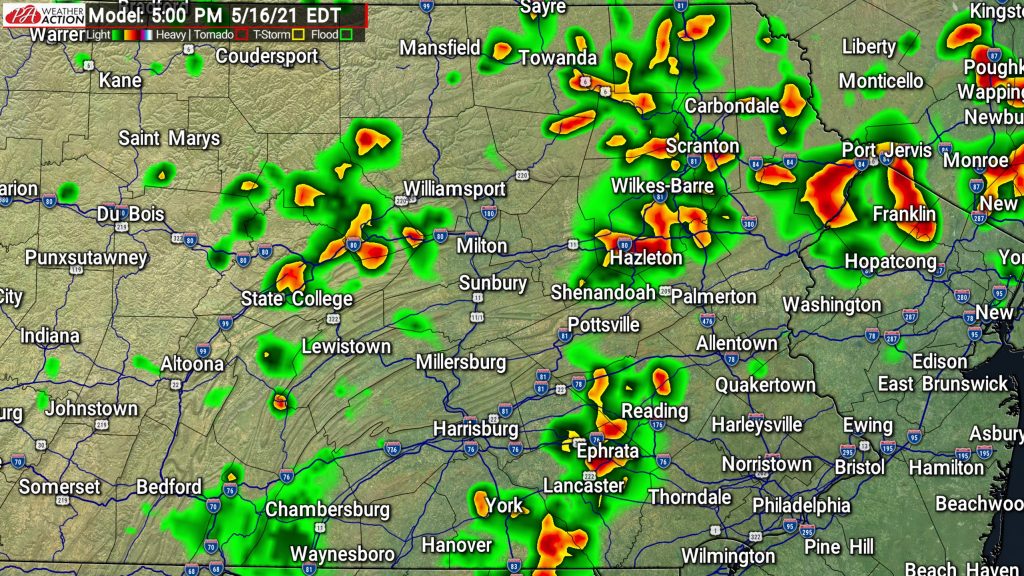 Pop-Up Showers & A Few Storms Today Across Eastern Half of State Before Another Dry Week; Heat Incoming!