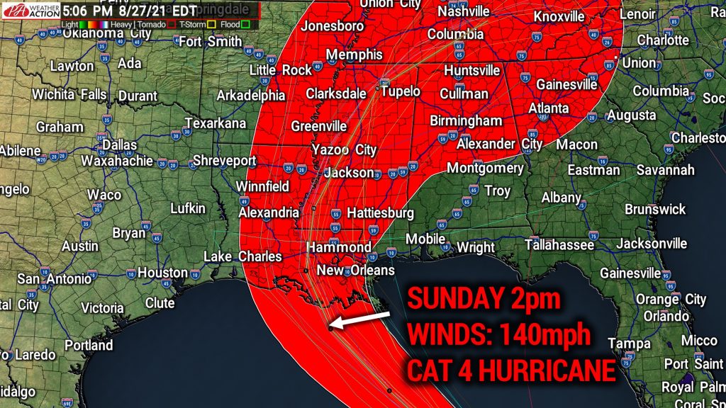 Hurricane Ida Forecast to Make Landfall Sunday As 140 MPH Cat. 4 Hurricane; Watching Potential Impacts on Pennsylvania Next Week