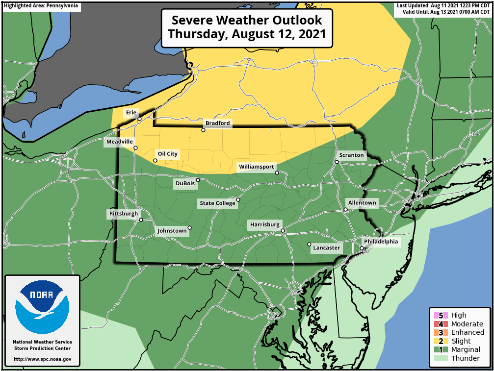 Excessive Heat + Severe Thunderstorm Risk to End Workweek