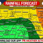 Strong Early Season Nor’easter to Bring A Few Inches of Rain to Parts of PA Early This Week