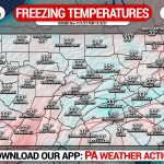 First Freeze of Season Wednesday Morning; First Lake-Effect Snow Showers Likely in NWPA