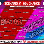 Two Scenarios Remain for Sunday – Monday Significant to Major Winter Storm