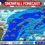 Final Call Snowfall Forecast for Wednesday’s Elevation-Dependent Snow