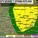 Scattered Severe Thunderstorms Possible Saturday in Central & Eastern Pennsylvania