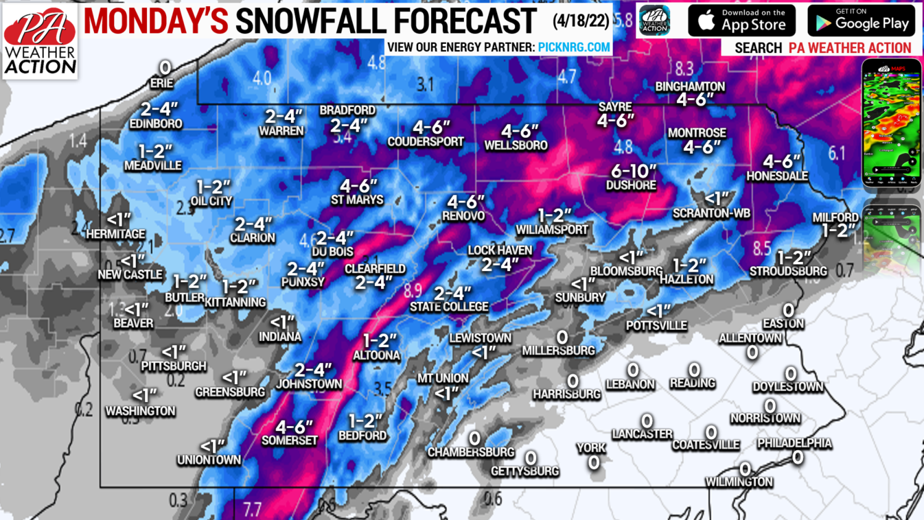 Winter Weather PA Weather Action