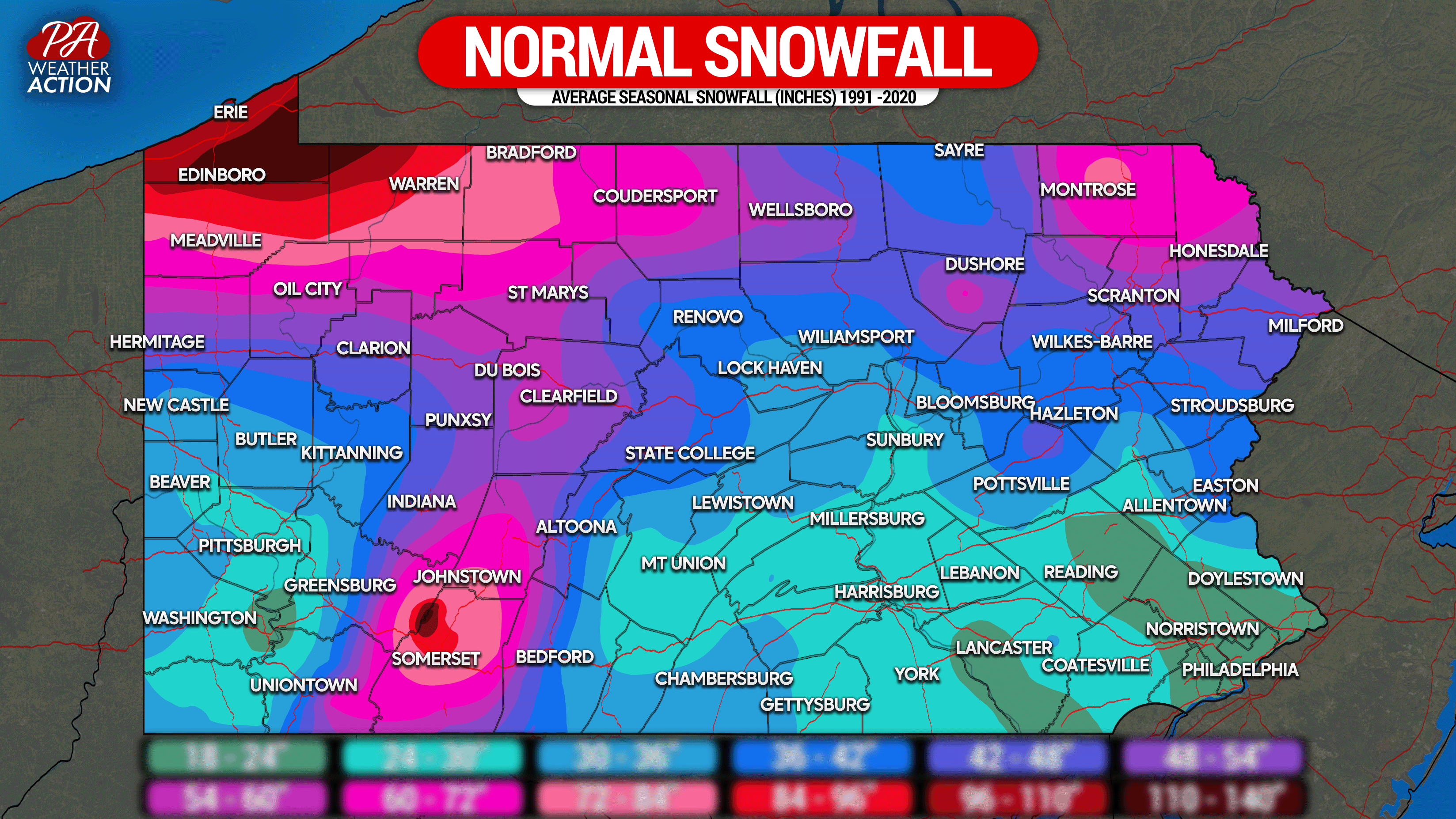 Snow Predictions Pennsylvania 2024 - Onida Tracie