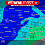 First Frost, Freeze Possible This Weekend In Much of Pennsylvania Behind Cold Front
