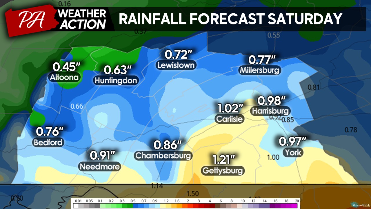 Rainy Weekend Expected