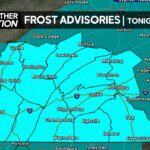 Frost Alerts Issued for Entire Region