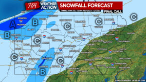 Preliminary 2022-2023 Winter Forecast: Colder than Last Year, Snowier? - PA  Weather Action