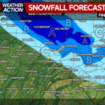 Burst of Snow Thursday to Cause Travel Disruptions Across Parts of PA; Final Call Snowfall Forecast