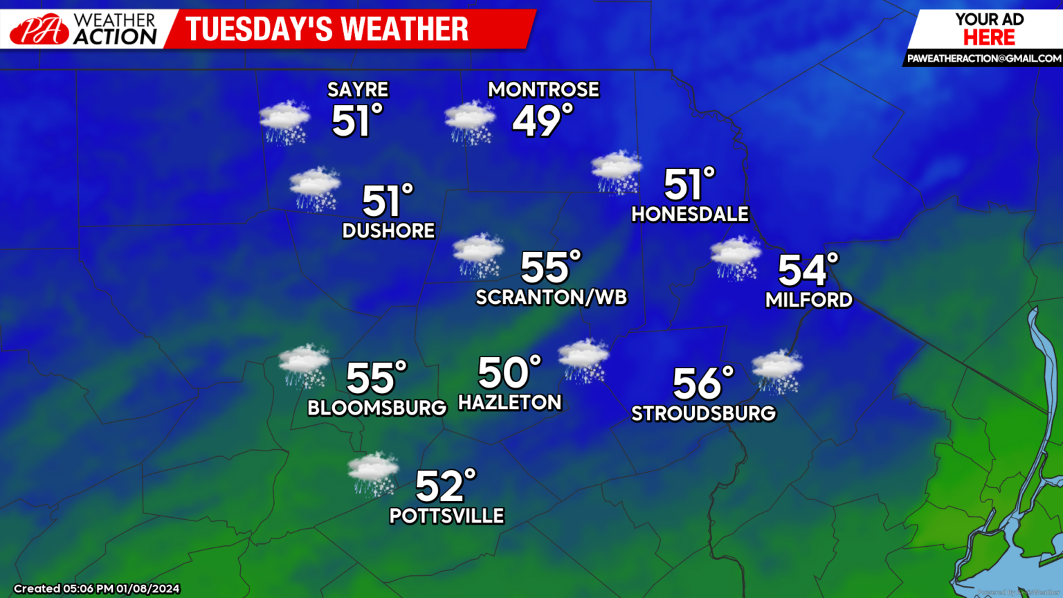 Powerful storm to bring wind and flooding rain - Northeast PA - Mike ...