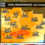 Warmer Temperatures and Wet Conditions This Week
