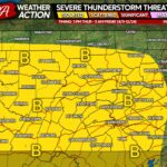 Severe Thunderstorms With Damaging Wind & Isolated Tornado Threat Possible Late Thursday into Friday