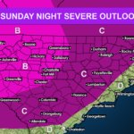 Severe Storms Could Disrupt Sunday Night Outdoor Activities