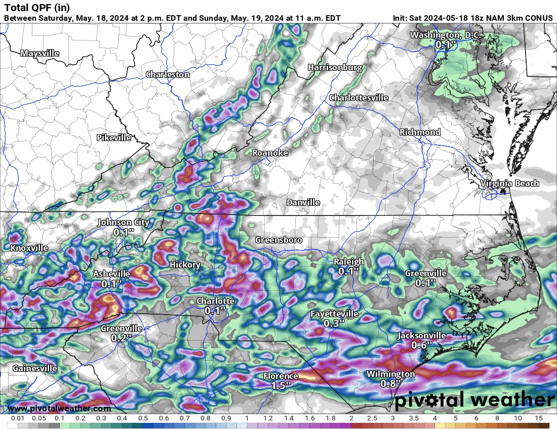 Unsettled Weekend Continues into Sunday, Drying Out Sunday into Monday, Turning Warmer