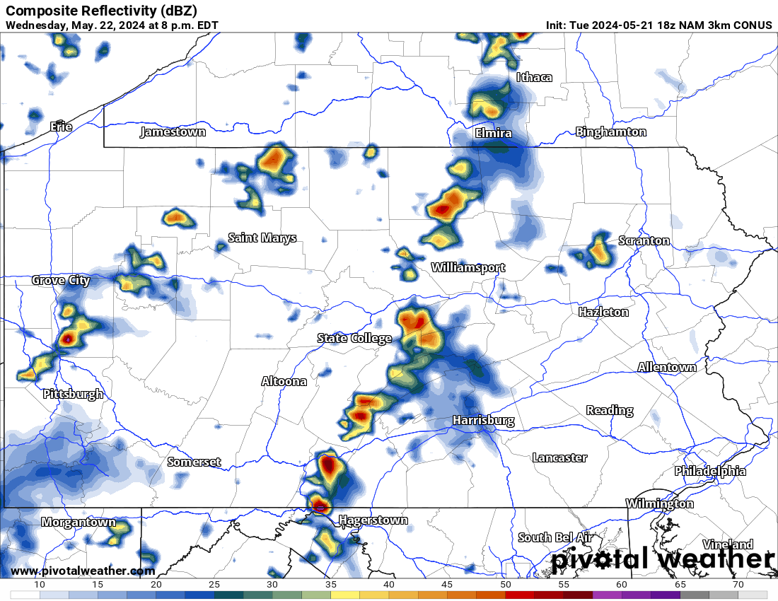 Scattered Strong to Severe Storms Expected Today; Showers for Memorial Day Weekend?