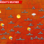 Isolated Thunderstorms Possible Today, Perfect Weather Friday and Saturday