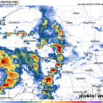 Scattered Thunderstorms to Begin the Week