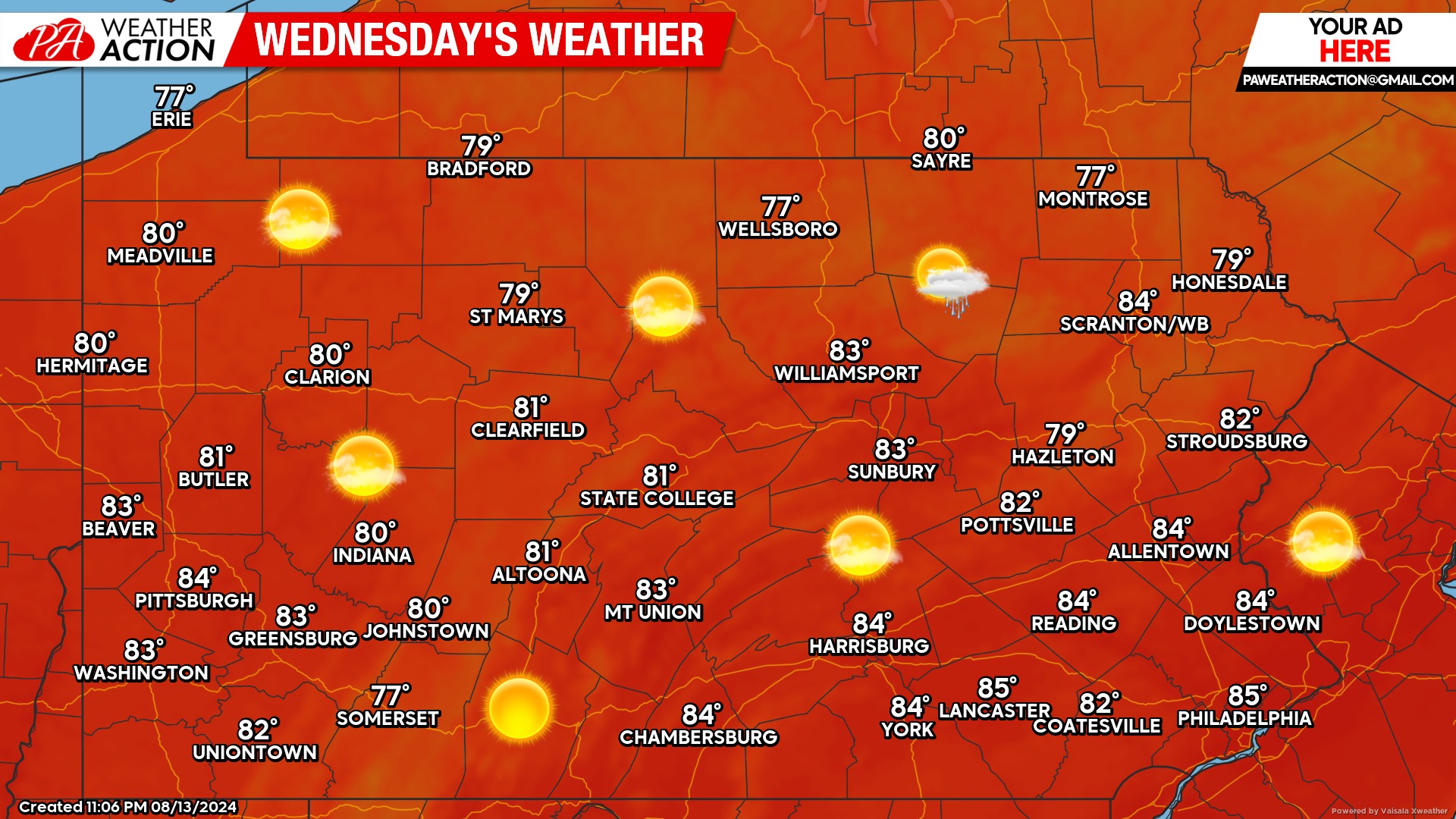 Gorgeous Weather Today and Thursday, Severe Weather Possible Friday