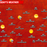 Hot Weather Today and Wednesday with Isolated Thunderstorms