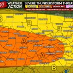 Severe Thunderstorms Possible Later Wednesday Across Parts of Pennsylvania; Damaging Winds & Frequent Lightning Risk